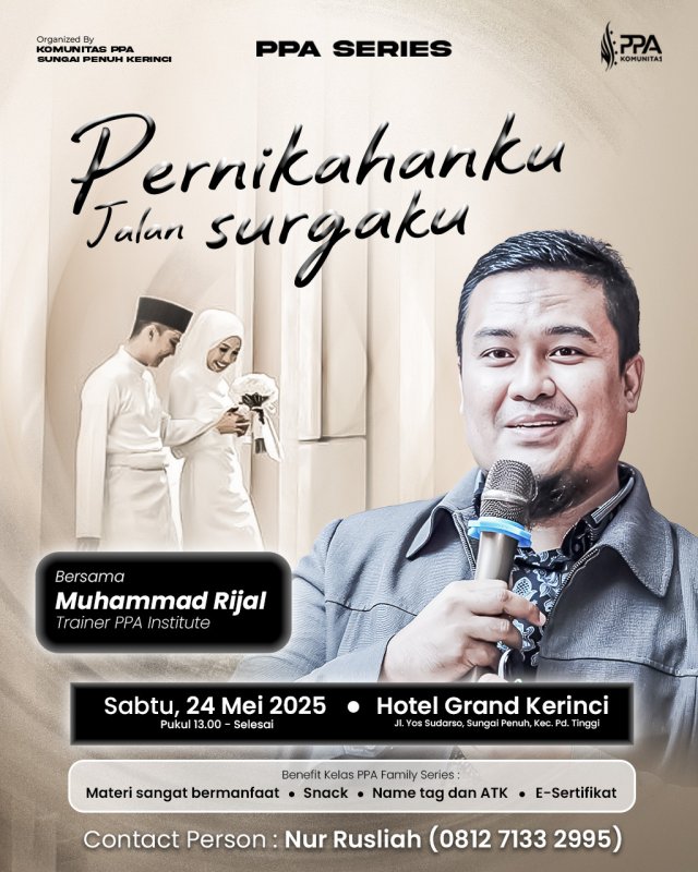PPA Series Sungai Penuh Kerinci_Pernikahanku Jalan Surgaku Angkatan 1 thumbnail