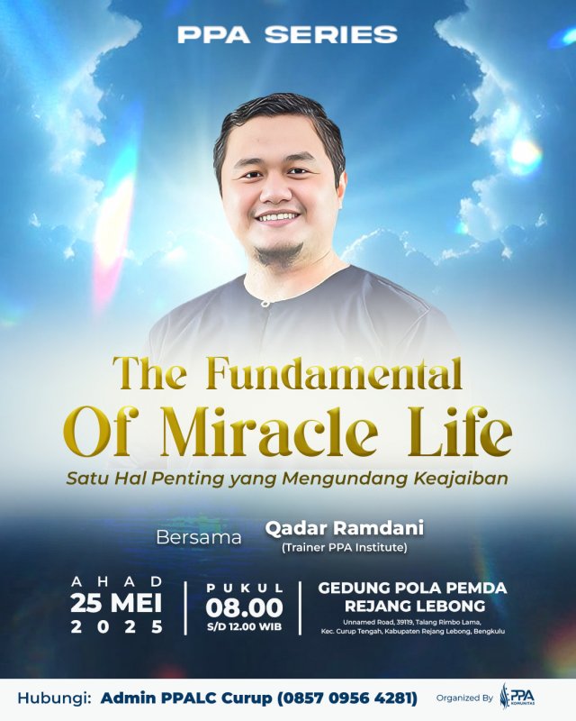 PPA Series Curup_The Fundamental of Miracle Life Angkatan 1 thumbnail