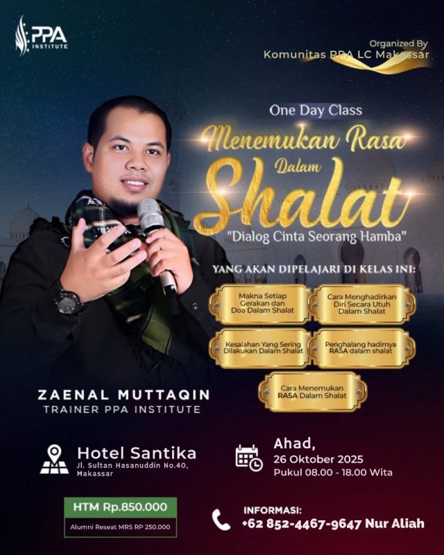 Menemukan Rasa dalam Sholat Makassar thumbnail