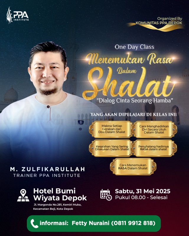 Menemukan Rasa dalam Sholat Depok Angkatan 2 thumbnail