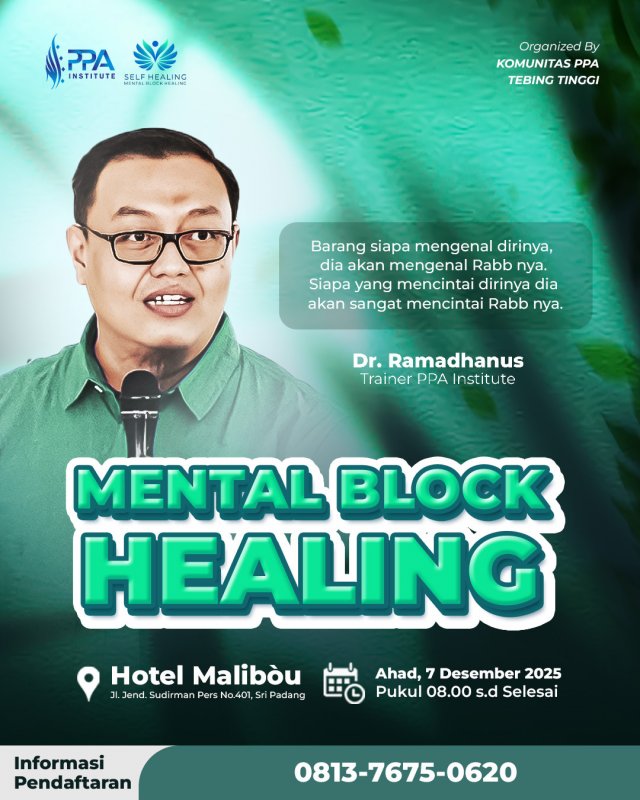 Mental Block Healing Tebing Tinggi thumbnail